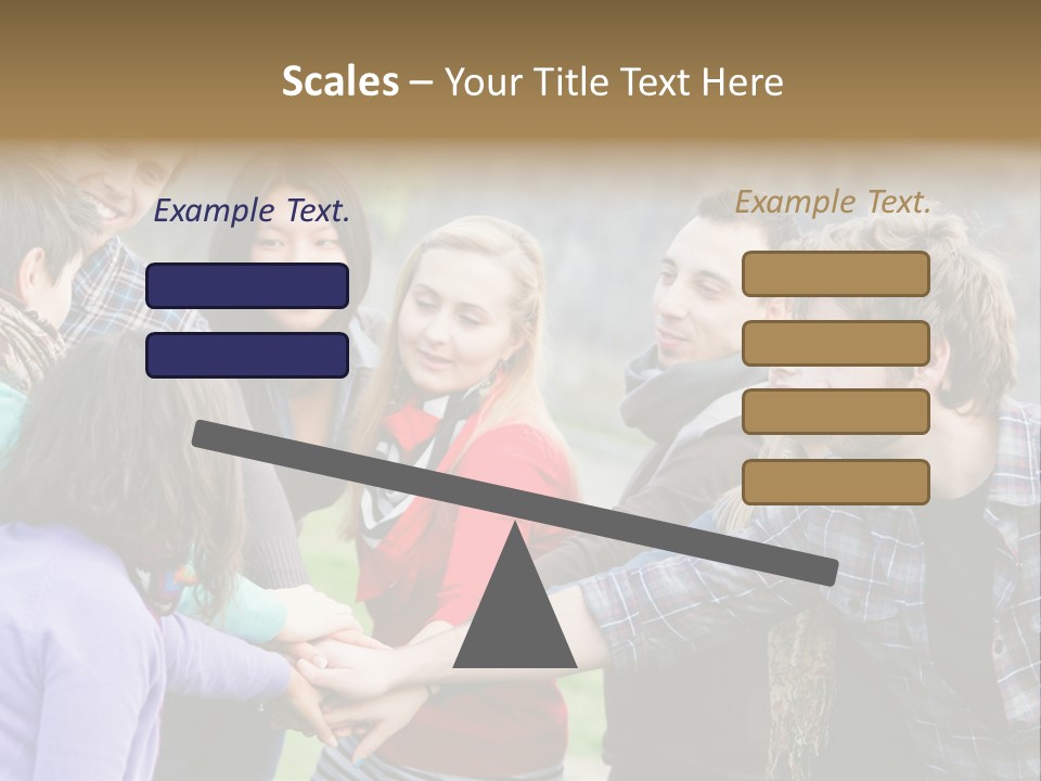 Partnership Enjoyment People PowerPoint Template