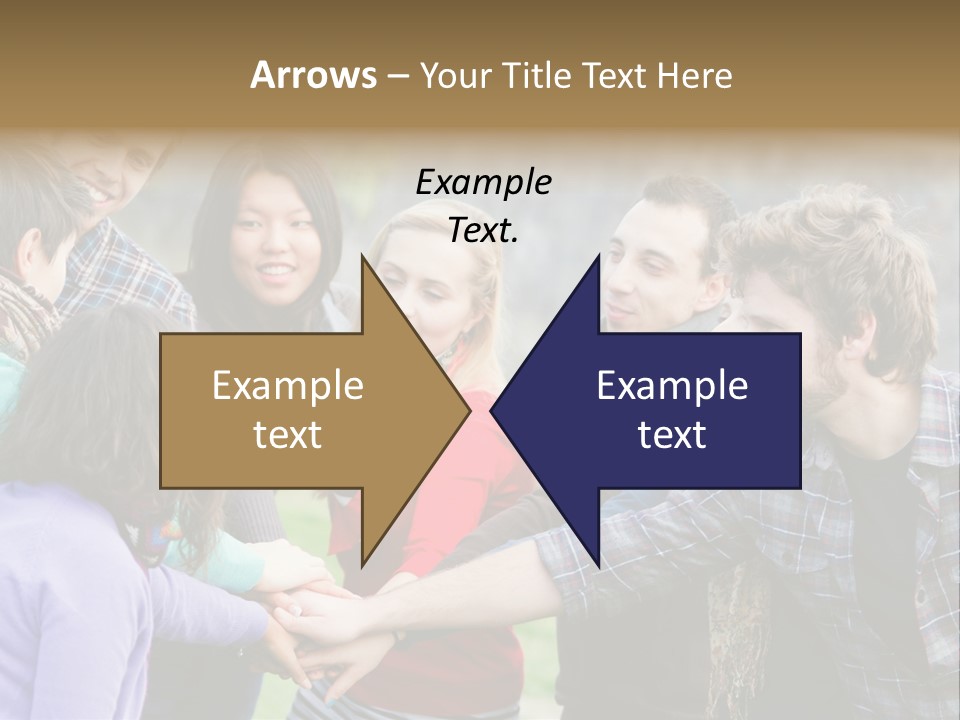 Partnership Enjoyment People PowerPoint Template