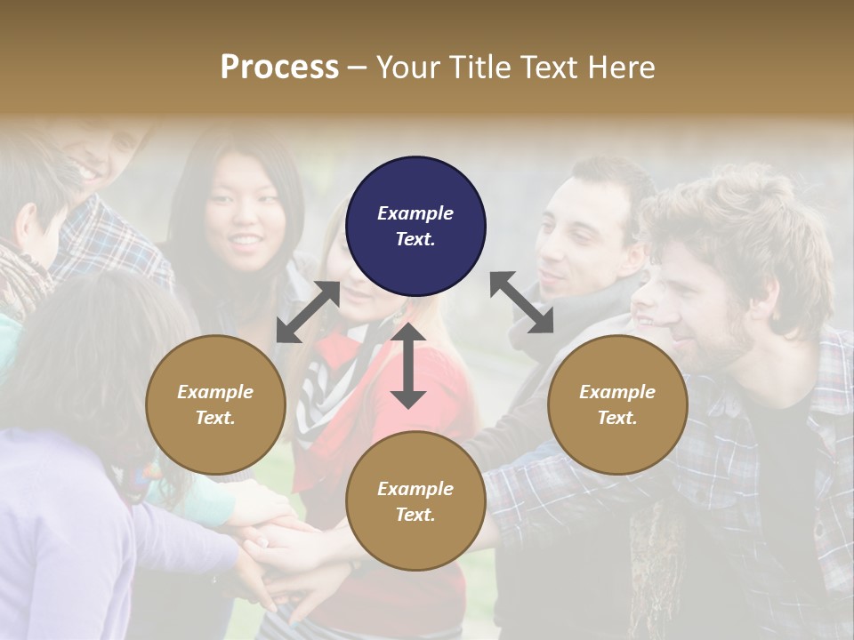 Partnership Enjoyment People PowerPoint Template