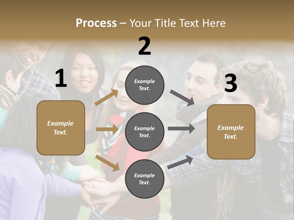 Partnership Enjoyment People PowerPoint Template
