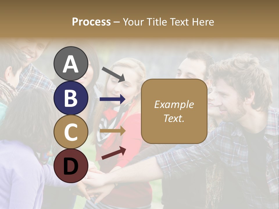 Partnership Enjoyment People PowerPoint Template
