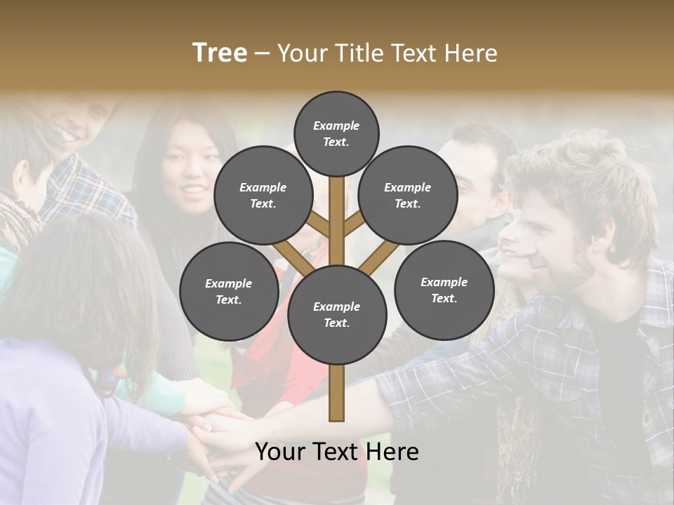 Partnership Enjoyment People PowerPoint Template