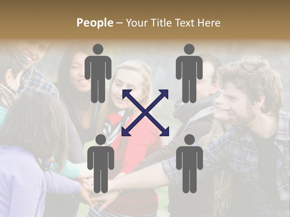 Partnership Enjoyment People PowerPoint Template