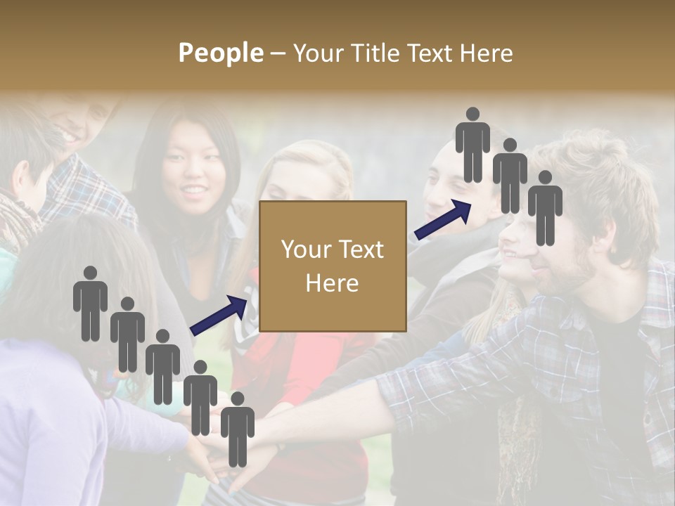 Partnership Enjoyment People PowerPoint Template