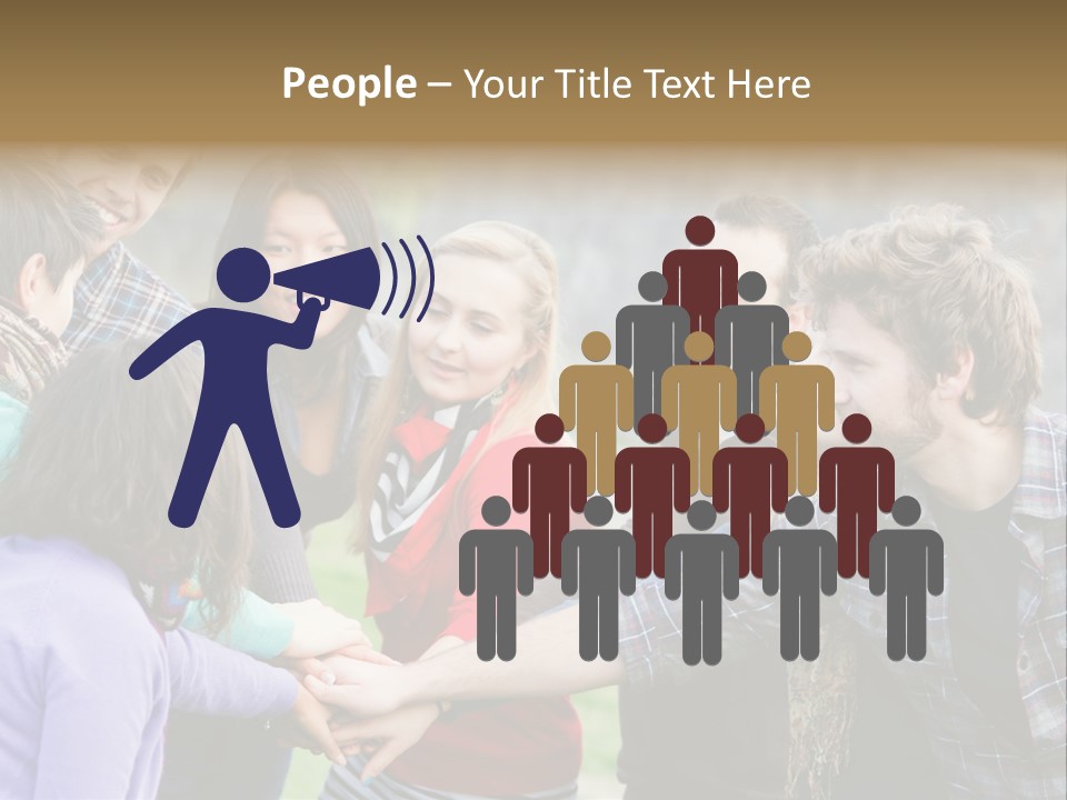 Partnership Enjoyment People PowerPoint Template