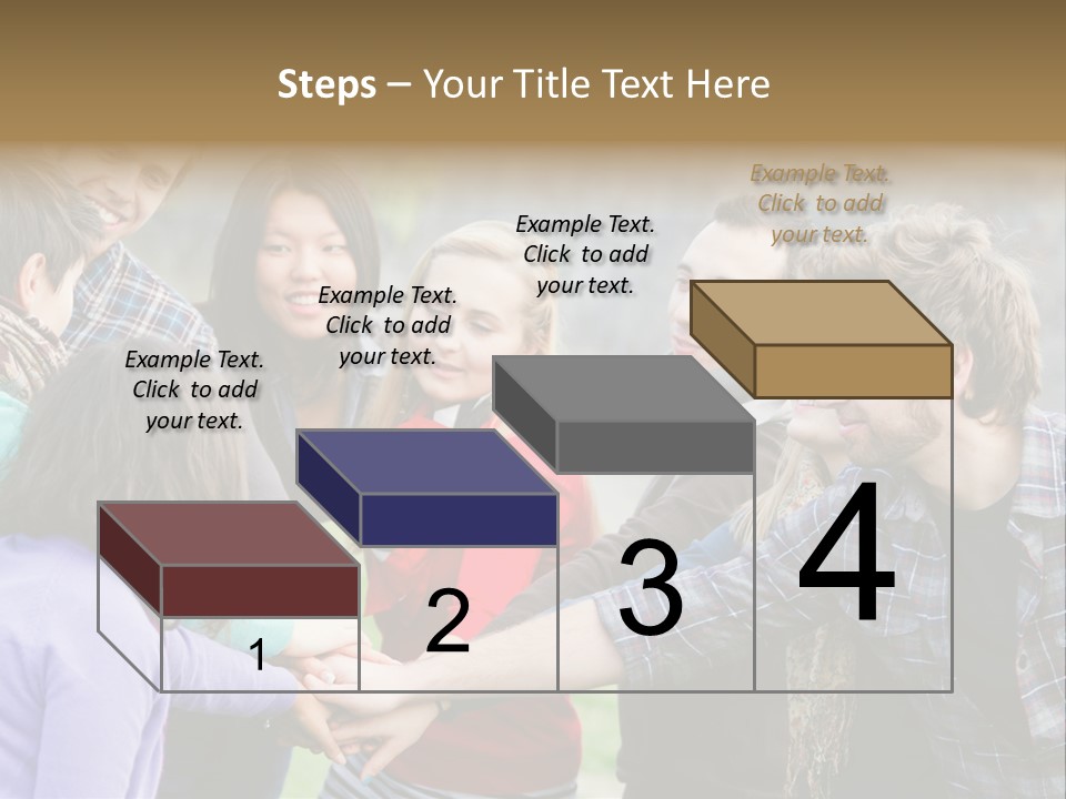 Partnership Enjoyment People PowerPoint Template