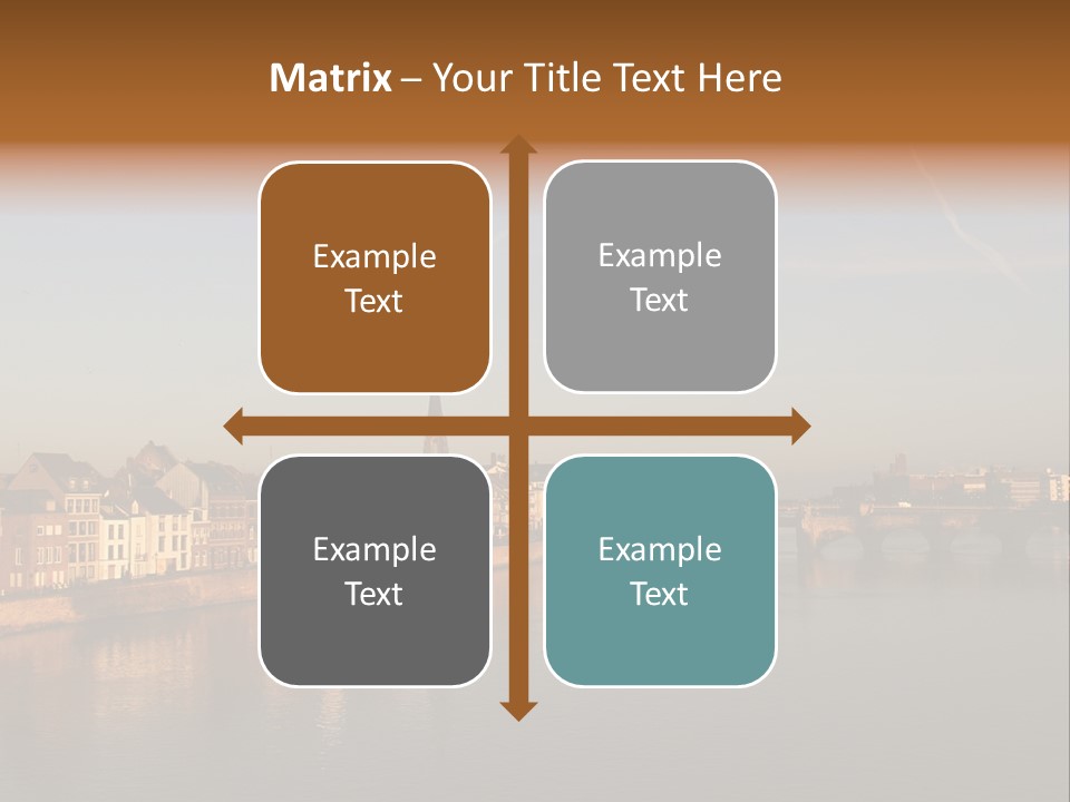 Maas St Servaas Bridge Maastricht PowerPoint Template