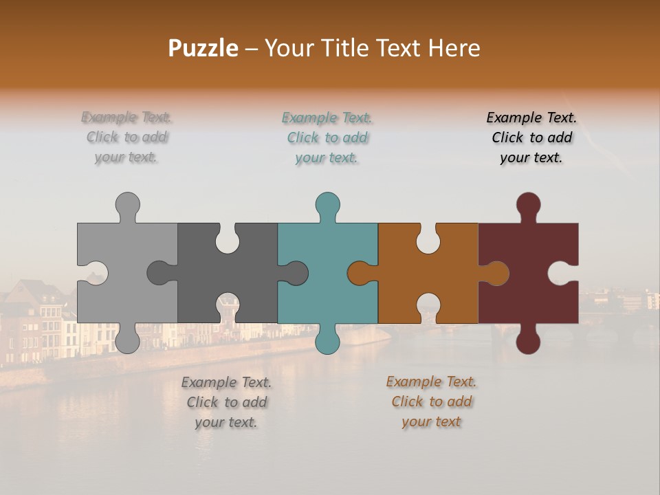 Maas St Servaas Bridge Maastricht PowerPoint Template