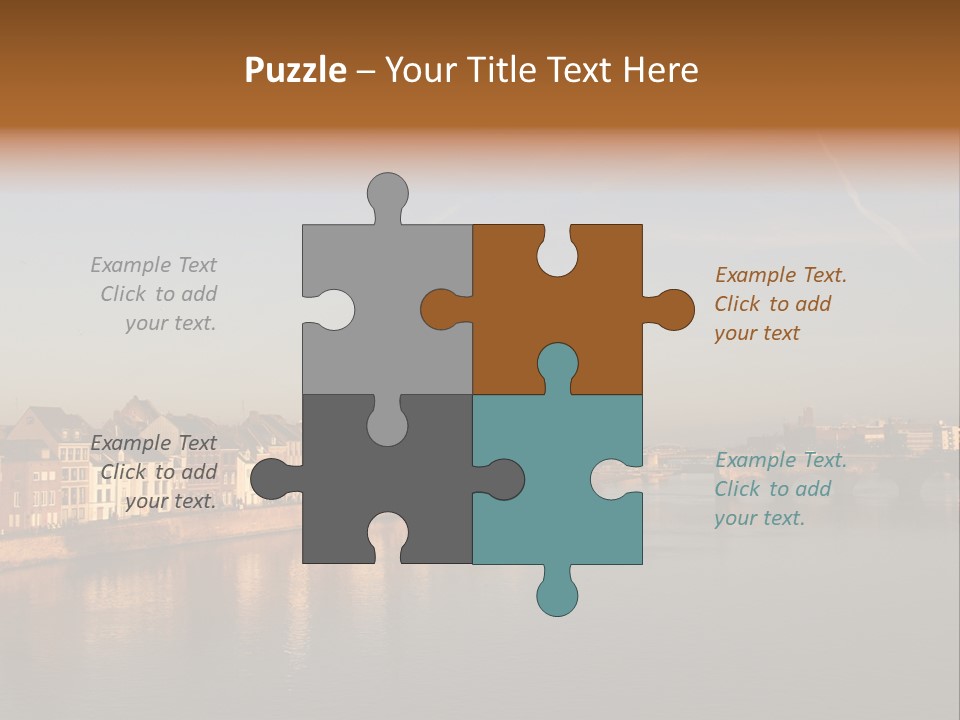 Maas St Servaas Bridge Maastricht PowerPoint Template