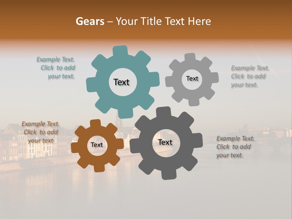 Maas St Servaas Bridge Maastricht PowerPoint Template