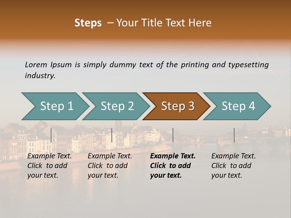Maas St Servaas Bridge Maastricht PowerPoint Template