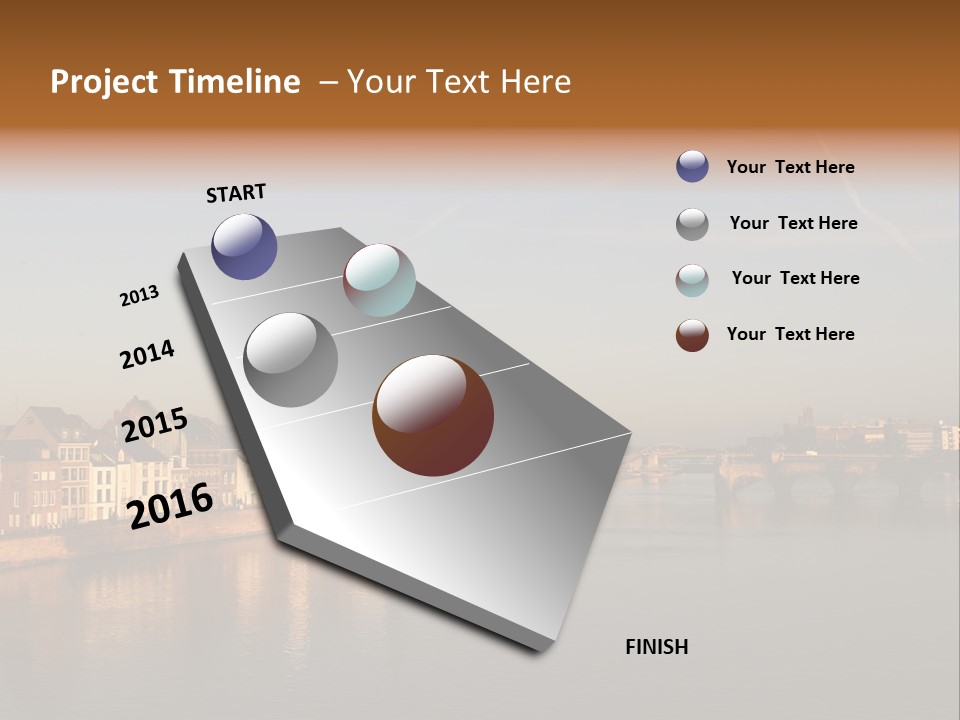 Maas St Servaas Bridge Maastricht PowerPoint Template