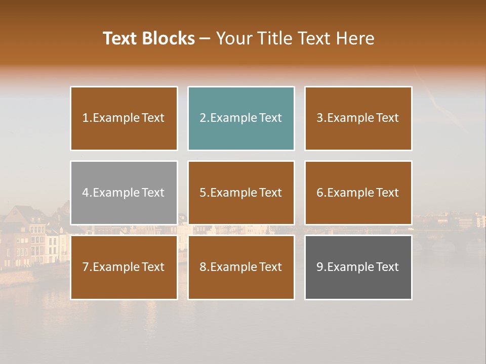 Maas St Servaas Bridge Maastricht PowerPoint Template