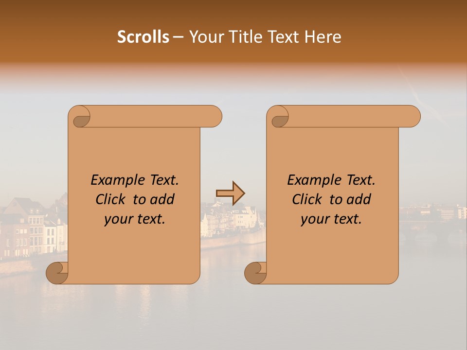 Maas St Servaas Bridge Maastricht PowerPoint Template