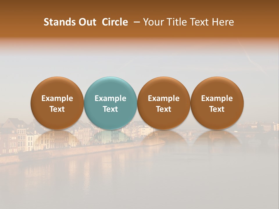 Maas St Servaas Bridge Maastricht PowerPoint Template