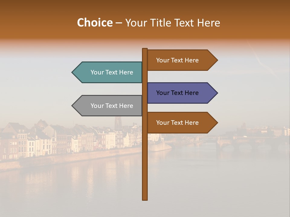 Maas St Servaas Bridge Maastricht PowerPoint Template