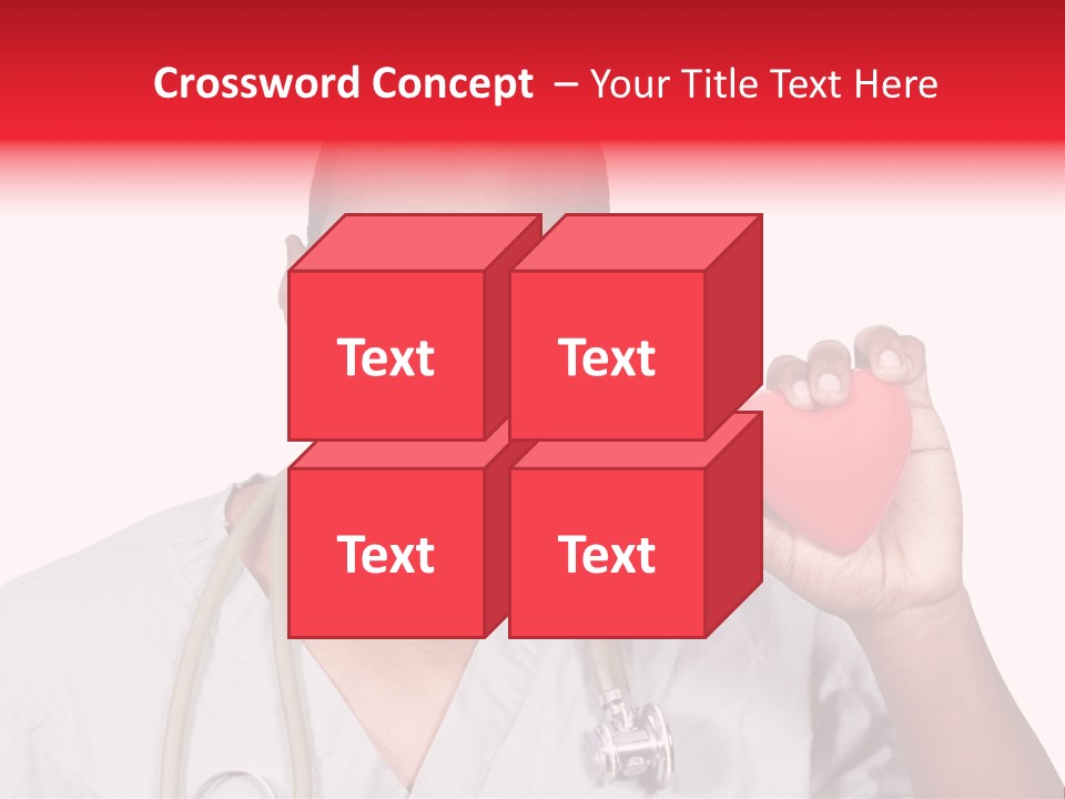 Uniform Strong Heart PowerPoint Template