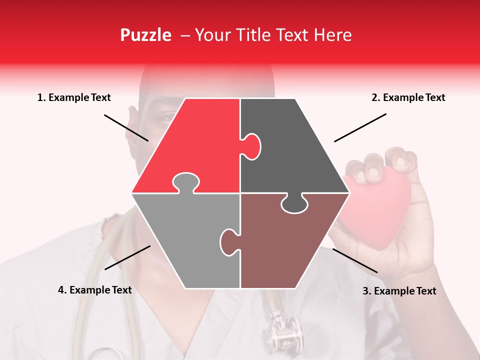 Uniform Strong Heart PowerPoint Template