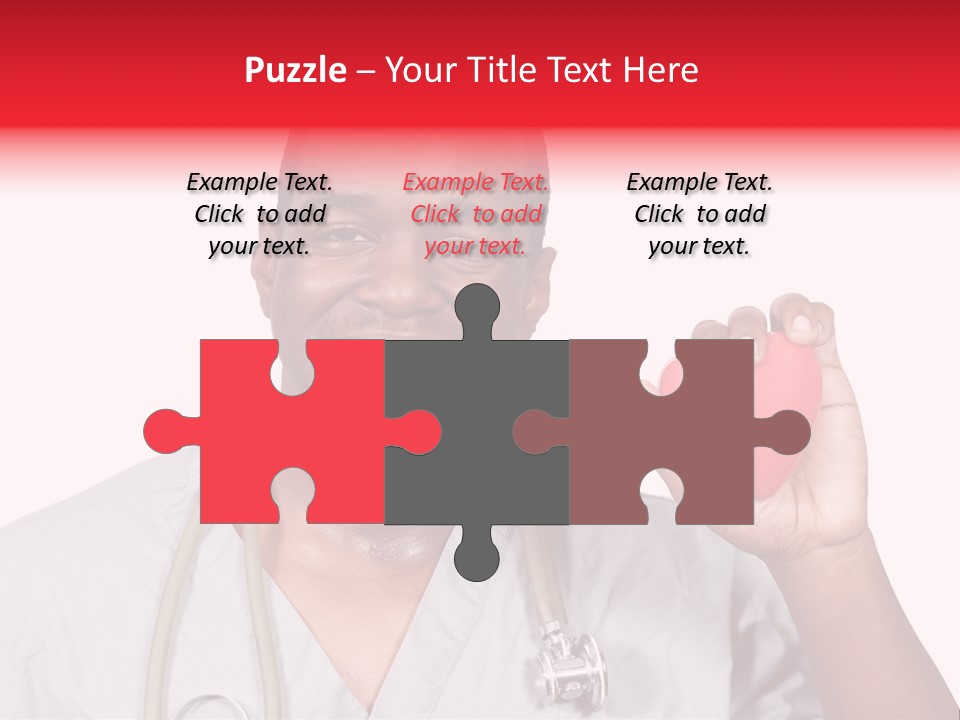 Uniform Strong Heart PowerPoint Template