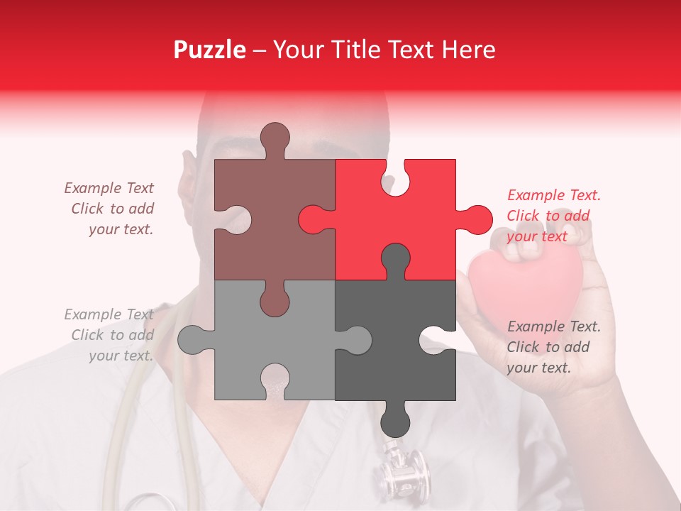 Uniform Strong Heart PowerPoint Template