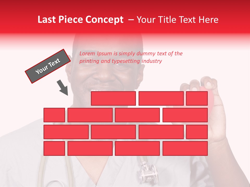 Uniform Strong Heart PowerPoint Template