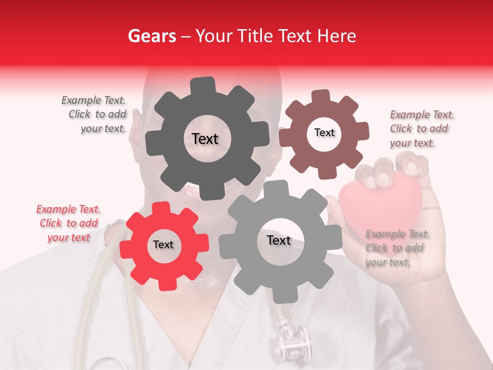 Uniform Strong Heart PowerPoint Template