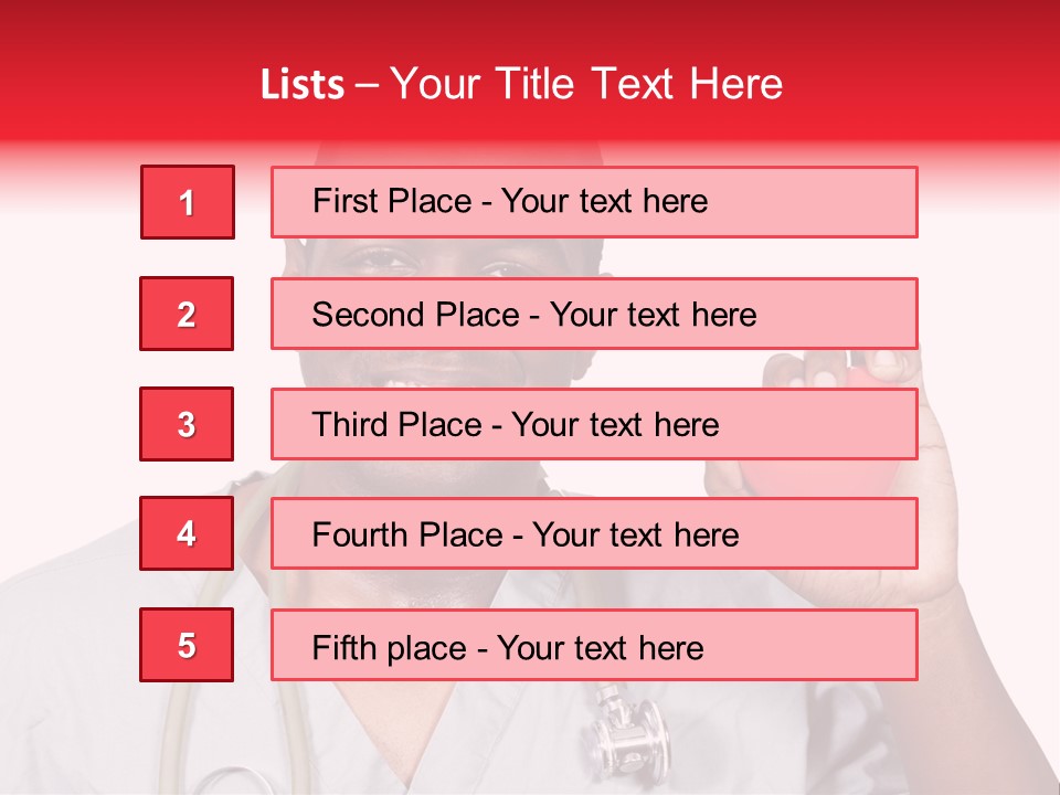 Uniform Strong Heart PowerPoint Template