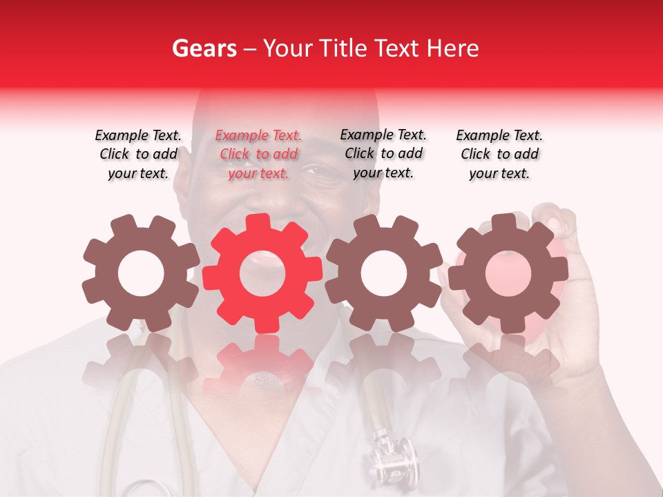 Uniform Strong Heart PowerPoint Template