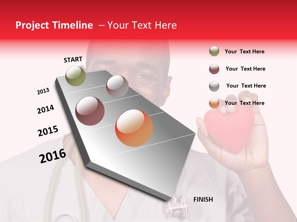 Uniform Strong Heart PowerPoint Template