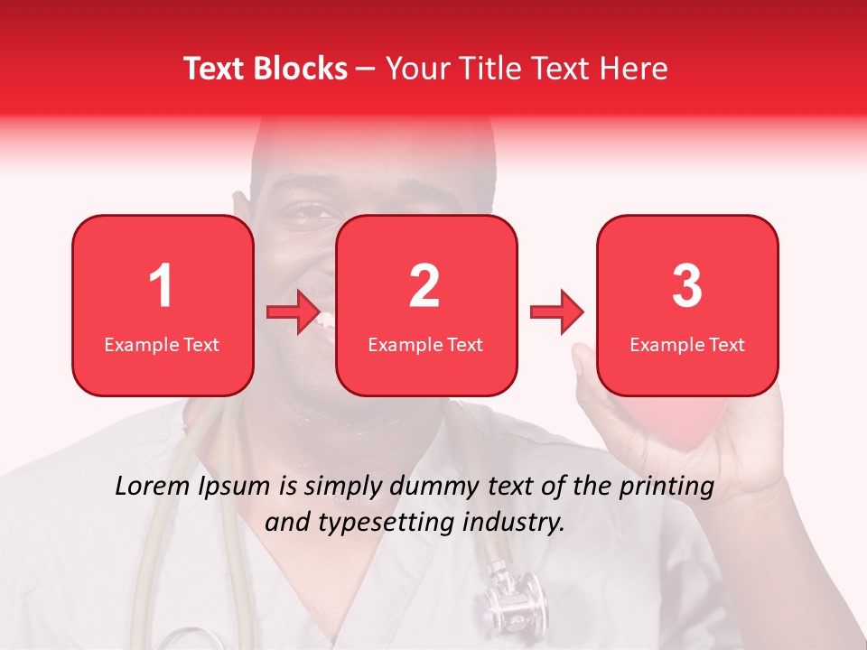 Uniform Strong Heart PowerPoint Template