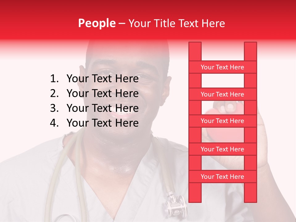 Uniform Strong Heart PowerPoint Template