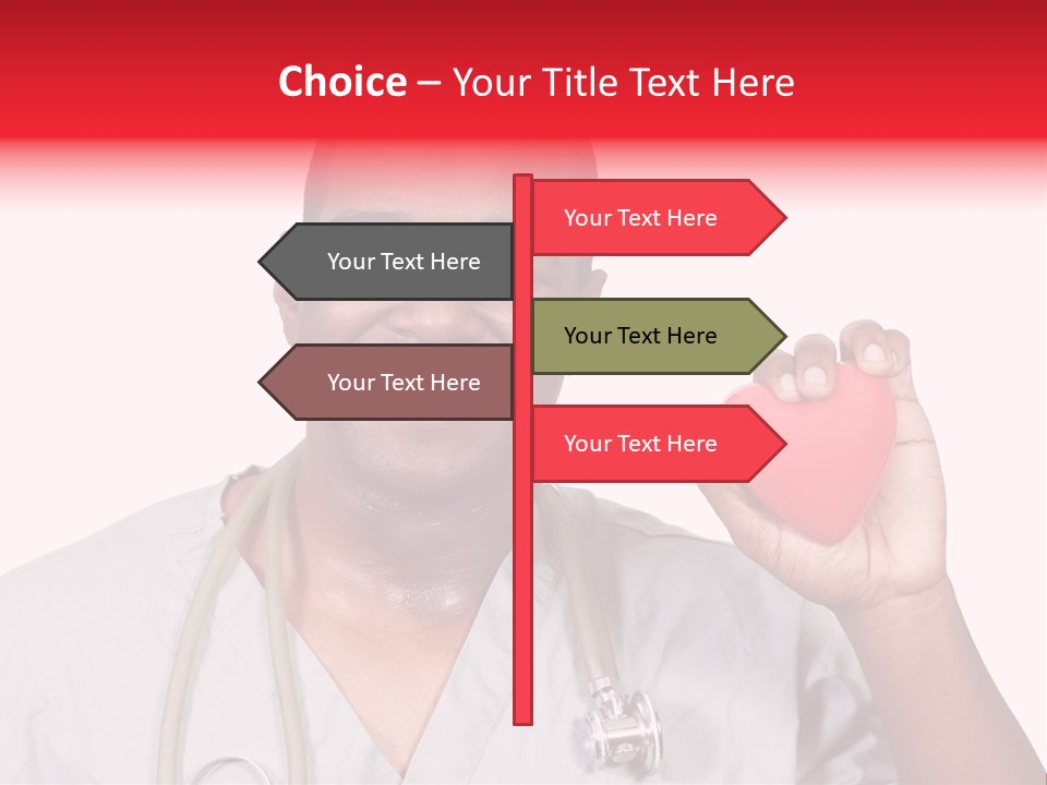 Uniform Strong Heart PowerPoint Template