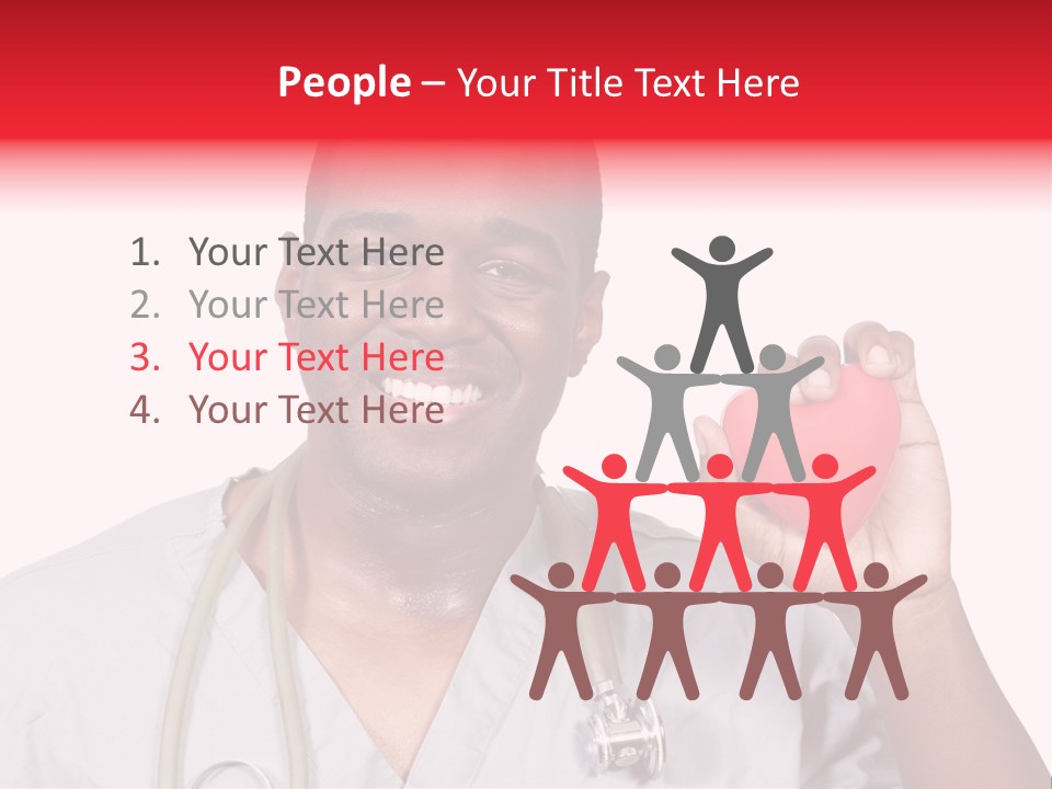 Uniform Strong Heart PowerPoint Template