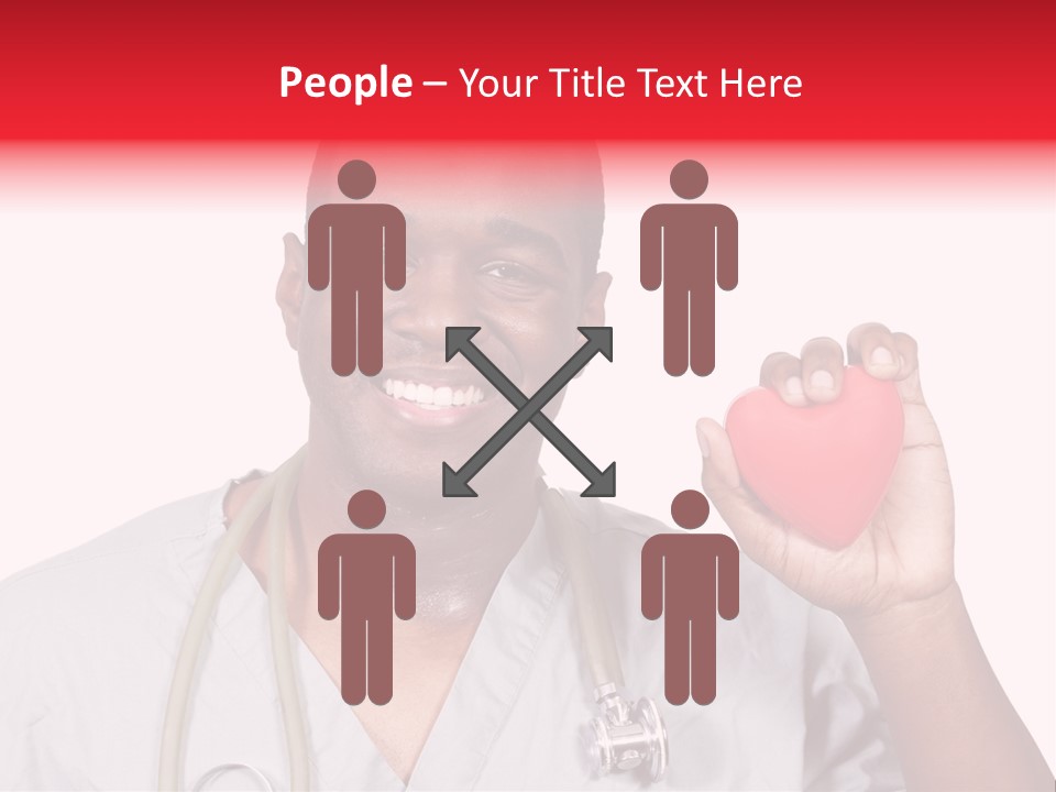 Uniform Strong Heart PowerPoint Template