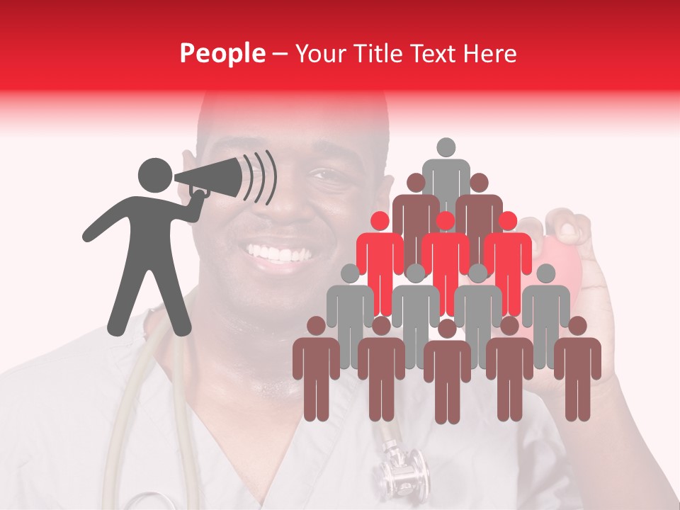 Uniform Strong Heart PowerPoint Template