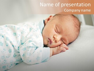 Relax Face Portrait PowerPoint Template