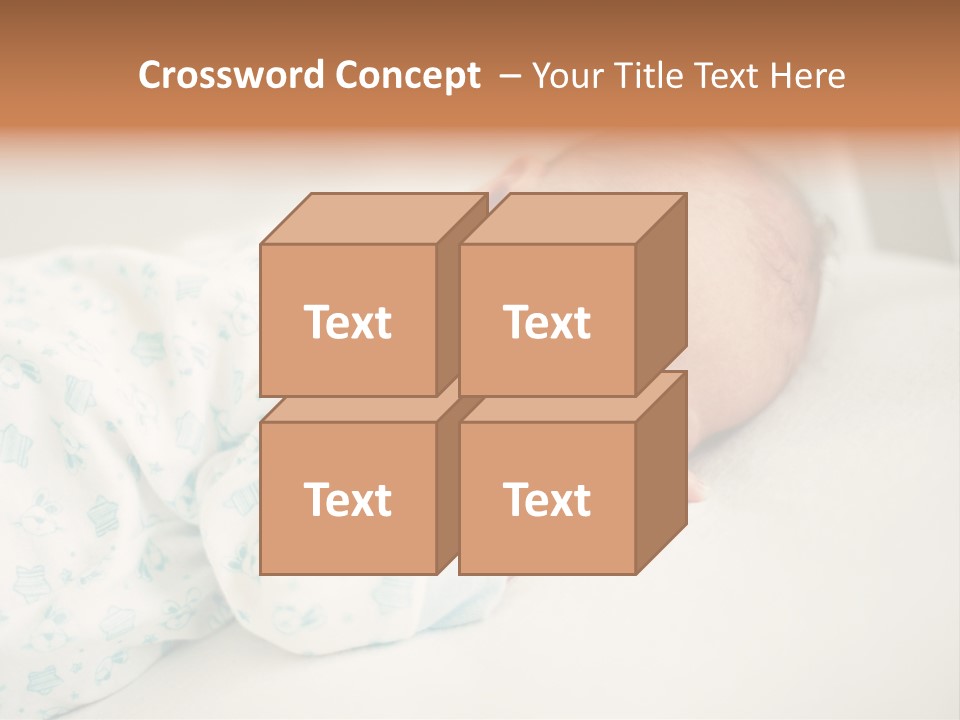 Relax Face Portrait PowerPoint Template