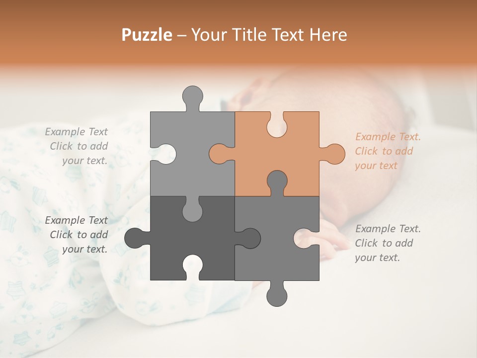 Relax Face Portrait PowerPoint Template