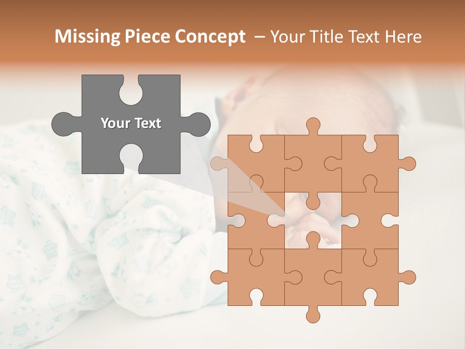 Relax Face Portrait PowerPoint Template