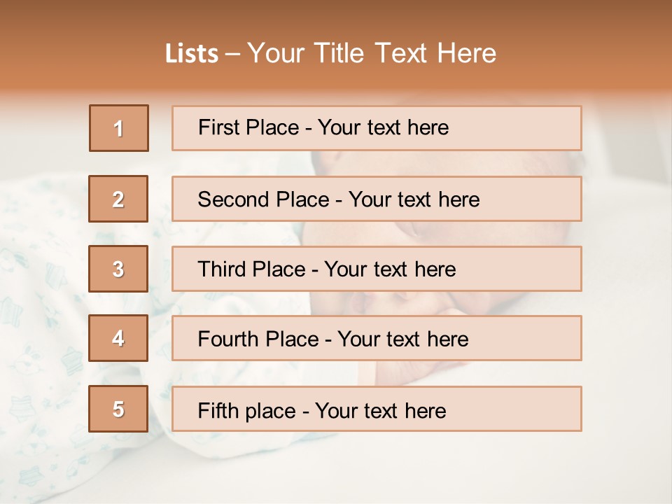 Relax Face Portrait PowerPoint Template