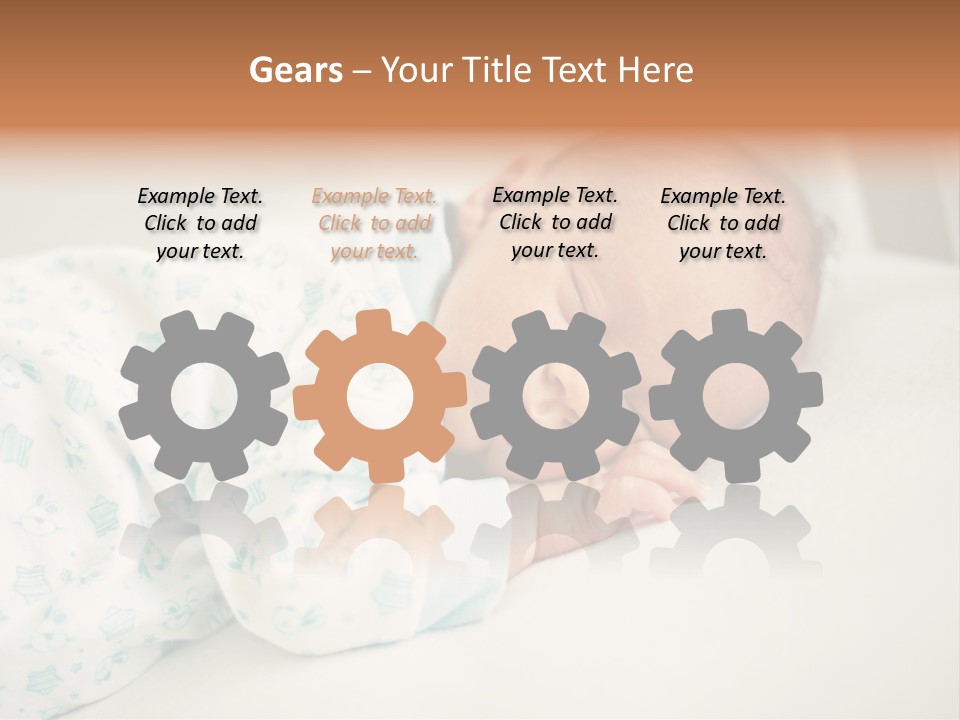 Relax Face Portrait PowerPoint Template