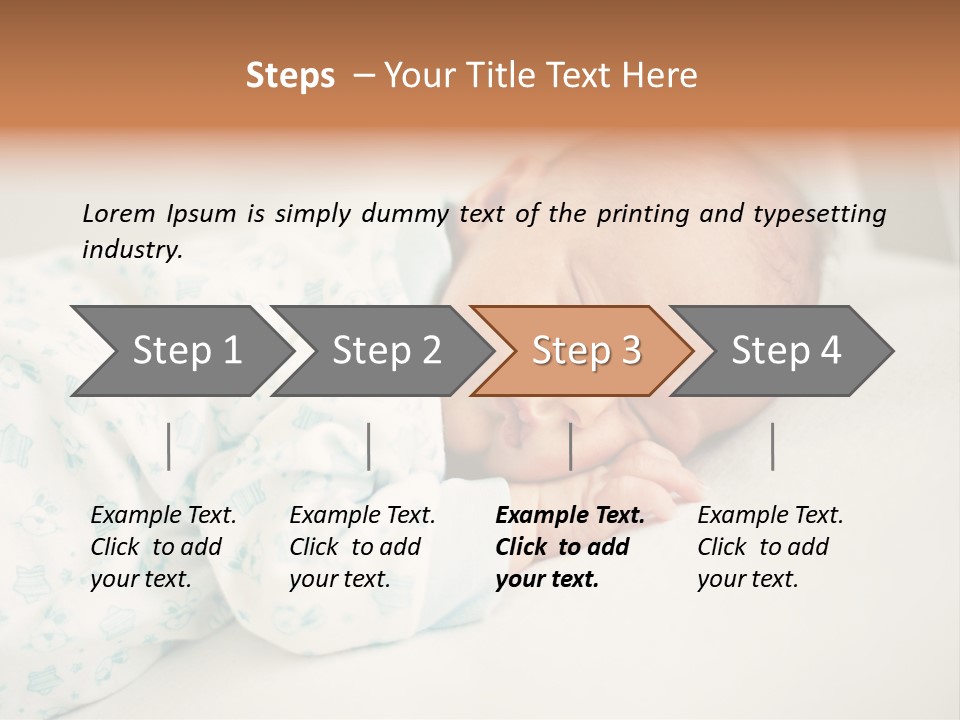 Relax Face Portrait PowerPoint Template