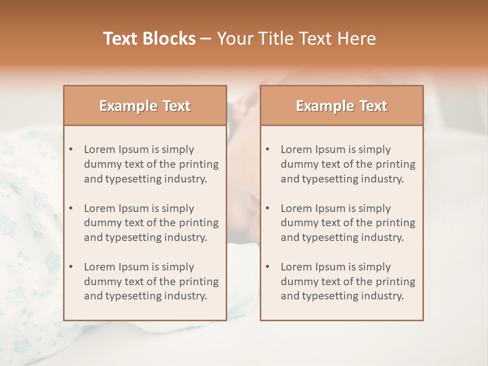 Relax Face Portrait PowerPoint Template