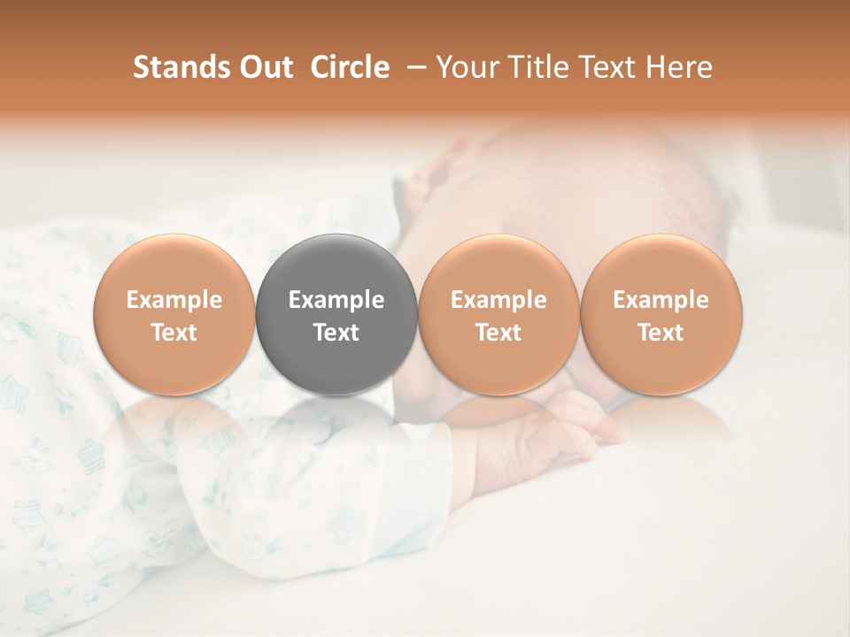 Relax Face Portrait PowerPoint Template