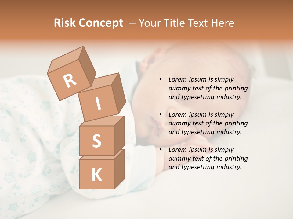 Relax Face Portrait PowerPoint Template