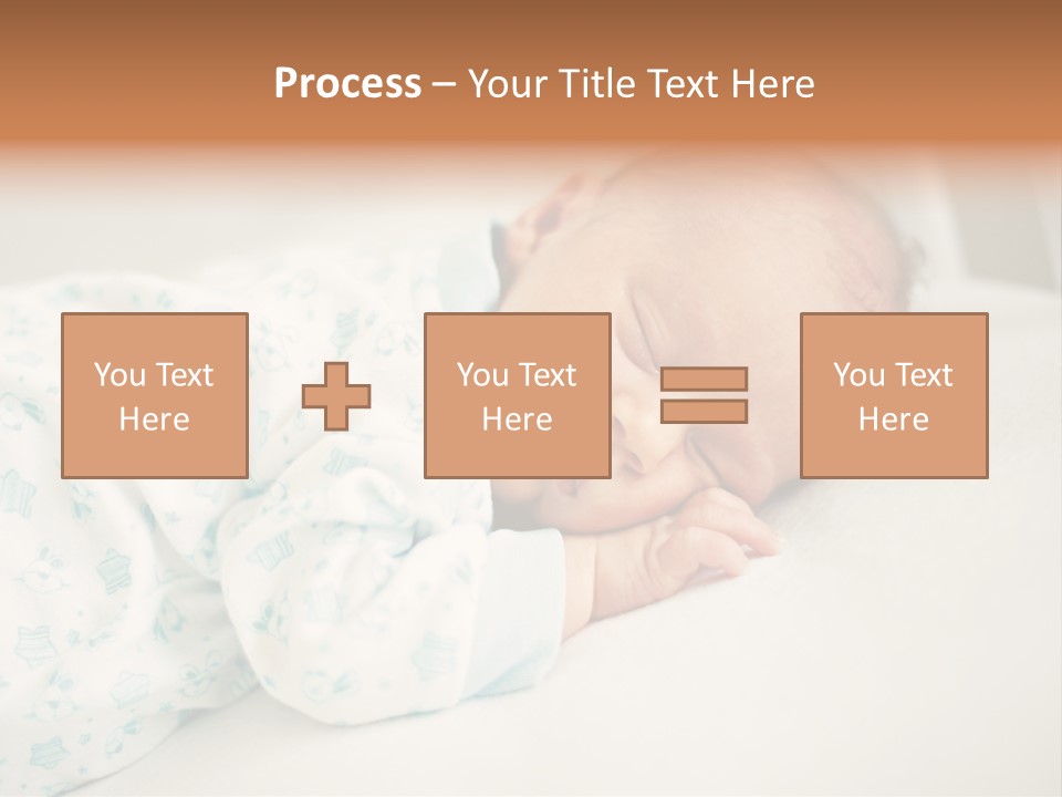 Relax Face Portrait PowerPoint Template