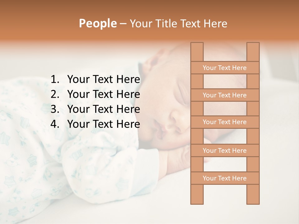 Relax Face Portrait PowerPoint Template