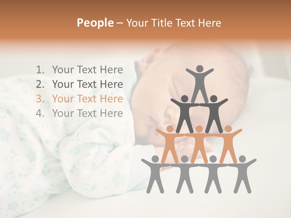 Relax Face Portrait PowerPoint Template