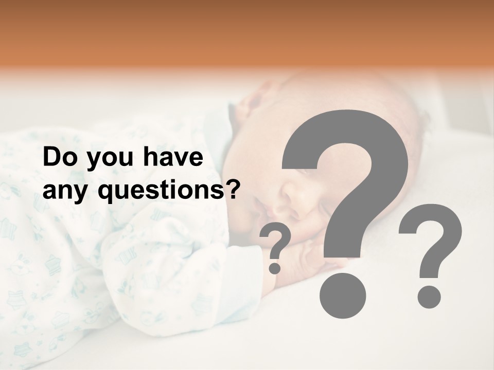 Relax Face Portrait PowerPoint Template