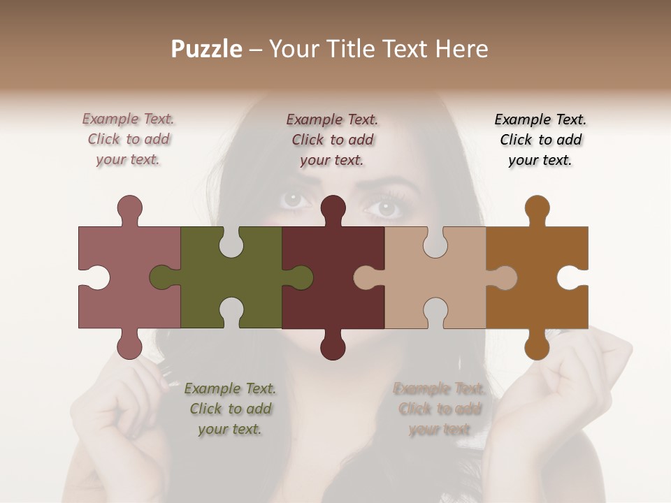 Put Fashion Makeup PowerPoint Template